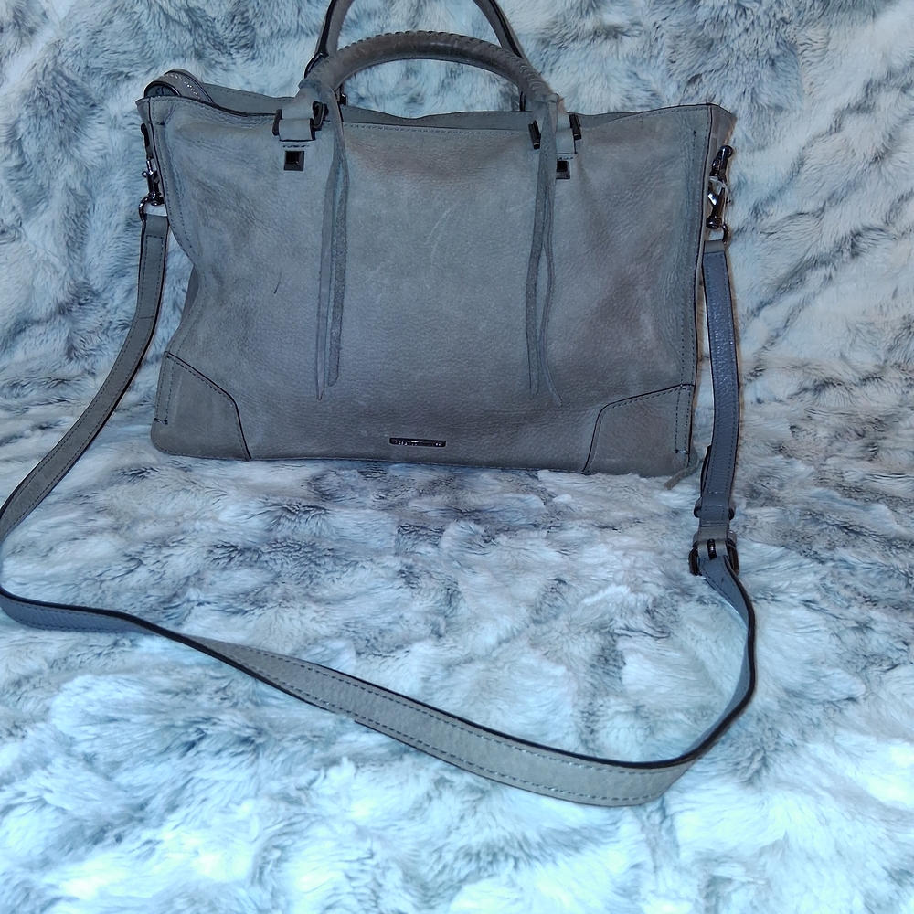 Rebecca Minkoff Gray Crossbody Bag with Adjustable Strap